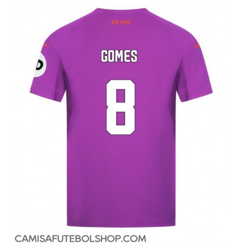 Camisa de time de futebol Wolves Joao Gomes #8 Replicas 3º Equipamento 2024-25 Manga Curta